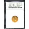 Image 1 : 1856-S $2 1/2--Lamination, Scratched--ANACS. AU Details, Net XF45. There is a short but fairly deep.