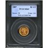 Image 1 : 1887 $2 1/2 MS63 PCGS. The 1887 is one of the popular, low mintage issues from the 1880s with only 6