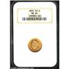 Image 1 : 1892 $2 1/2 MS64 NGC. The 1892 is a scarce, low mintage issue in the Coronet Quarter Eagle series wi