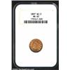 Image 1 : 1897 $2 1/2 MS65 NGC. Deep golden-brown color. A razor-sharp and virtually pristine Gem that has imp
