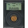 Image 1 : 1906 $2 1/2 MS66 PCGS. The yellow-green fields surround the peach-tinged devices. A flashy Gem with.