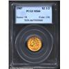 1907 $2 1/2 MS66 PCGS. The flashy surfaces have rich honey-gold patina. A well struck and gorgeously