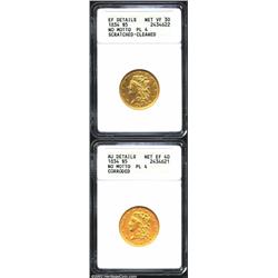 1834 $5 Plain 4--Scratched, Cleaned--ANACS, XF Details, Net VF30, First Head, McCloskey 1-A, R.3, a.