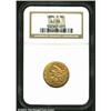 Image 1 : 1894-S $5 AU55 NGC. The devices and legends are bathed in orange-gold luster. The eye appeal is good