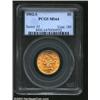 Image 1 : 1902-S $5 MS64 PCGS. Very well struck with dappled orange highlights on each side. A few thin marks.