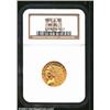 Image 1 : 1909-D $5 MS64 NGC. A well struck near-Gem that is without any abrasions that remotely would require