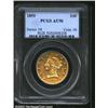 1859 $10 AU50 PCGS. The borders have abundant hints of prooflike luster. The fields have scattered m