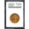 1862-S $10--Polished--ANACS. XF Details, Net VF30. Traces of mint luster cling to the devices, but u