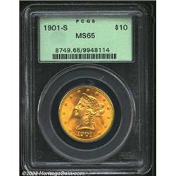 1901-S $10 MS65 PCGS. While the 1901-S Eagle is the most readily obtainable issue in Gem condition,.