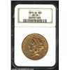Image 1 : 1875-CC $20 AU50 NGC. A pleasing example that has a reasonable strike and only modestly abraded surf
