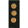 Image 1 : 1891 $10 AU50 Uncertified; 1892 XF40 Uncertified; and a 1901 AU55 Scratched Uncertified, there are a