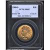 1908-S $10 MS62 PCGS. Writing in 1988, Walter Breen tells of two small hoards of 1908-S Indian Eagle