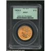 1909-D $10 MS61 PCGS. A lustrous Eagle with rich honey-gold patina and remarkably unscathed surfaces