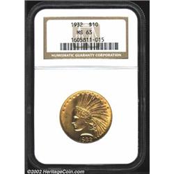 1932 $10 MS63 NGC. The nearly abrasion-free surfaces are bright and well defined. Important notice:.