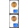 Image 2 : 1875-S $20 AU58 NGC; and an 1876-S AU58 NGC. Both coins are well struck for the type with plenty of.