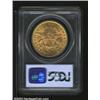 Image 2 : 1876 $20 MS61 PCGS. Subtle golden surfaces with slightly subdued frosty luster. Luster grazes and fi