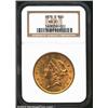 Image 1 : 1876-S $20 MS61 NGC. Rich, yellow surfaces with considerable luster. Some abrasions on the face, as.
