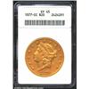 Image 1 : 1877-CC $20 XF45 ANACS. Somewhat softly struck, but the obverse is refreshingly unabraded. The rever