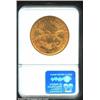 Image 2 : 1880 $20 AU58 NGC. The luster is bright and nearly complete. A nicely struck example of this rare lo