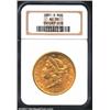 Image 1 : 1881-S $20 AU58 NGC. The number of abrasions is not excessive for a circulated gold coin of this siz