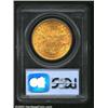 Image 2 : 1884-CC $20 MS62 PCGS. Produced in limited numbers (81,139 pieces), the 1884-CC is still the most pl