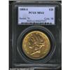 Image 1 : 1888-S $20 MS61 PCGS. Soft, golden surfaces with somewhat subdued frosty luster. A number of luster.