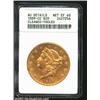 Image 1 : 1889-CC $20--Cleaned, Tooled--ANACS. AU Details, Net XF40. A bold example that has considerable lust