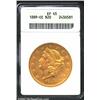 Image 1 : 1889-CC $20 XF45 ANACS. Bright golden surfaces with some original mint luster around some of the dev