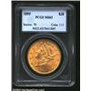 Image 1 : 1893 $20 MS63 PCGS. A well struck and satiny lustrous lemon-gold example. The surfaces are pleasing,