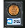 Image 2 : 1893 $20 MS63 PCGS. A well struck and satiny lustrous lemon-gold example. The surfaces are pleasing,