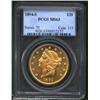 Image 1 : 1894-S $20 MS63 PCGS. The semi-prooflike fields -- and maybe they really are prooflike -- make light