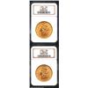 Image 1 : 1895 $20 MS62 NGC, the richly colored, reddish-gold surfaces are uncommonly abrasion-free for the as