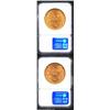 Image 2 : 1895 $20 MS62 NGC, the richly colored, reddish-gold surfaces are uncommonly abrasion-free for the as