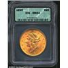 Image 1 : 1895 $20 MS64 ICG. A flashy near-Gem with a bold strike and good eye appeal due to the clean surface