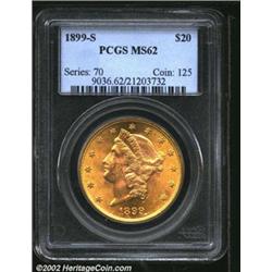 1899-S $20 MS62 PCGS. "Wow" is the first word that springs to mind, followed by some confusion over.