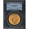 Image 1 : 1907 $20 MS63 PCGS. A lustrous and lovely representative with a nearly pristine reverse and a few un