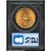 Image 2 : 1907 $20 MS64 PCGS. Smooth, lustrous deep golden surfaces. Well struck, with very nice details in al