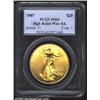 Image 1 : 1907 $20 High Relief, Wire Rim MS62 PCGS. While High Reliefs are an integral part of every Heritage.