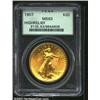 Image 1 : 1907 $20 High Relief, Wire Rim MS63 PCGS. From our New York 2002 Bullet Auction, lot 1750, where it.