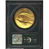 Image 2 : 1907 $20 High Relief, Wire Rim MS66 PCGS. A direct order from President Theodore Roosevelt overruled