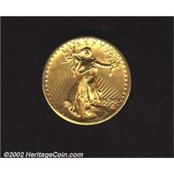1907 $20 High Relief, Flat Rim AU50 Cleaned, Rims Filed Uncertified. Although the majority of the ri