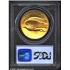 Image 2 : 1907 $20 High Relief, Flat Rim MS66 PCGS. Struck with five blows from the working dies on the Mint's