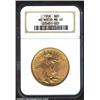 Image 1 : 1908 $20 No Motto MS63 NGC. The lower obverse has a pair of miniscule rim dings, but otherwise this.