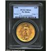 Image 1 : 1908 $20 No Motto MS64 PCGS. Lustrous and sharply struck with a couple of obvious abrasions on each.