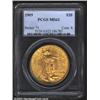 Image 1 : 1909 $20 MS63 PCGS. A lustrous and well struck representative that has a few light luster grazes in.