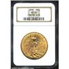 Image 1 : 1909 $20 MS63 NGC. A Select Uncirculated example of this scarce, early Saint-Gaudens Double Eagle. T