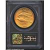 Image 2 : 1909/8 $20 AU58 PCGS. A boldly struck example of this popular overdate. Rich, orange-golden surfaces