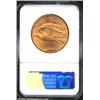 Image 2 : 1909-S $20 MS64 NGC. Thickly frosted with lovely olive-gold and reddish-gold colors, the surfaces di