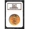 Image 1 : 1909-S $20 MS64 NGC. Rich olive-gold color. A well struck near-Gem with flashy luster and relatively