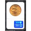 Image 2 : 1909-S $20 MS64 NGC. Rich olive-gold color. A well struck near-Gem with flashy luster and relatively